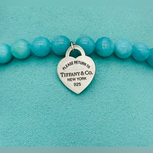 Tiffany & Co Amazonite 8mm Return To Tiffany bracelet